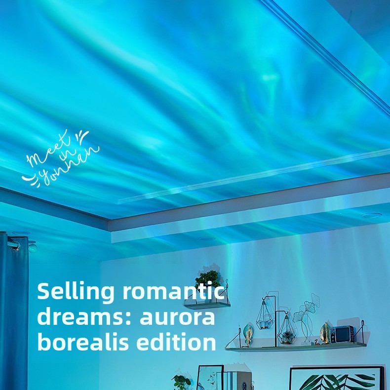 Aurora Projection Night Light with Remote