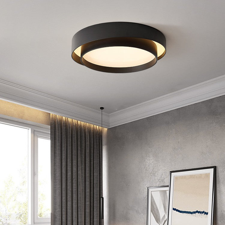 Modern LED Ceiling Light for Living Room & Bedroom | Nordic Flush Mount | Dimmable 3-Color Lamp