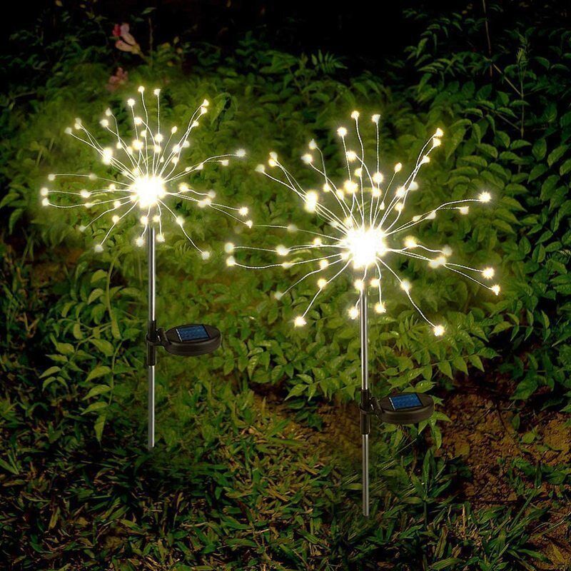 Solar Powered Firework Garden Light