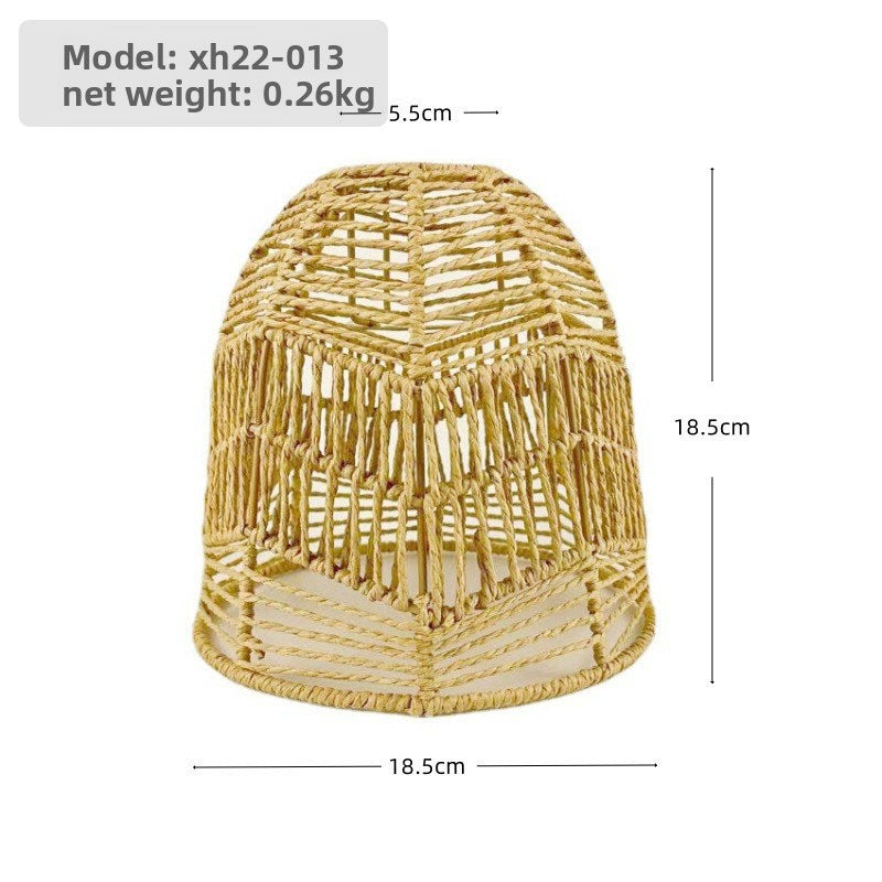 Woven Paper Rope Chandelier Lampshade