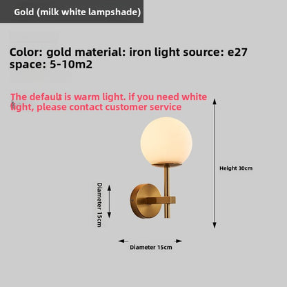 Ösedum Orb Brass Wall Sconce