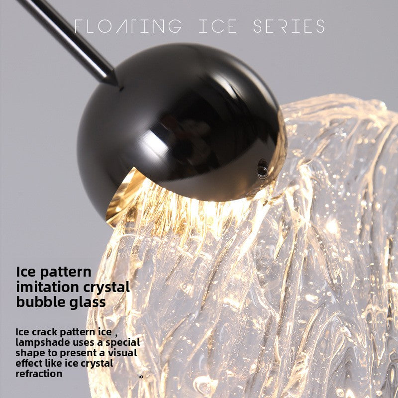 Crystal Bedside LED Chandelier | Hanging Pendant Light | Bedroom Dining Room