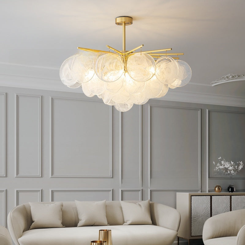 Modern Crystal Glass Chandelier | Diamond Pendant Light | Dining Room Living Room