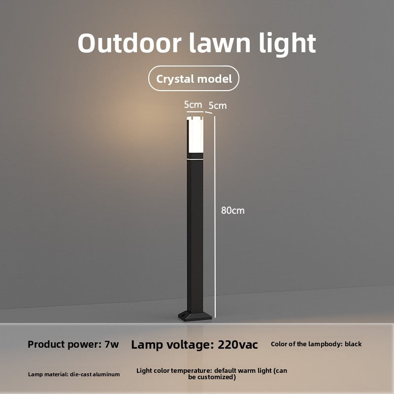 Modern Solar LED Lawn Light