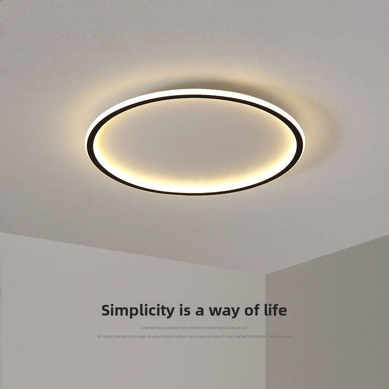 Ultra-Thin LED Ceiling Lamp | Slim Flush Mount Light | Modern Bedroom Living Room