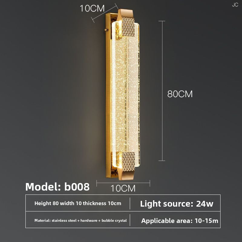 Waterproof Crystal LED Wall Light for Indoor Outdoor Use
