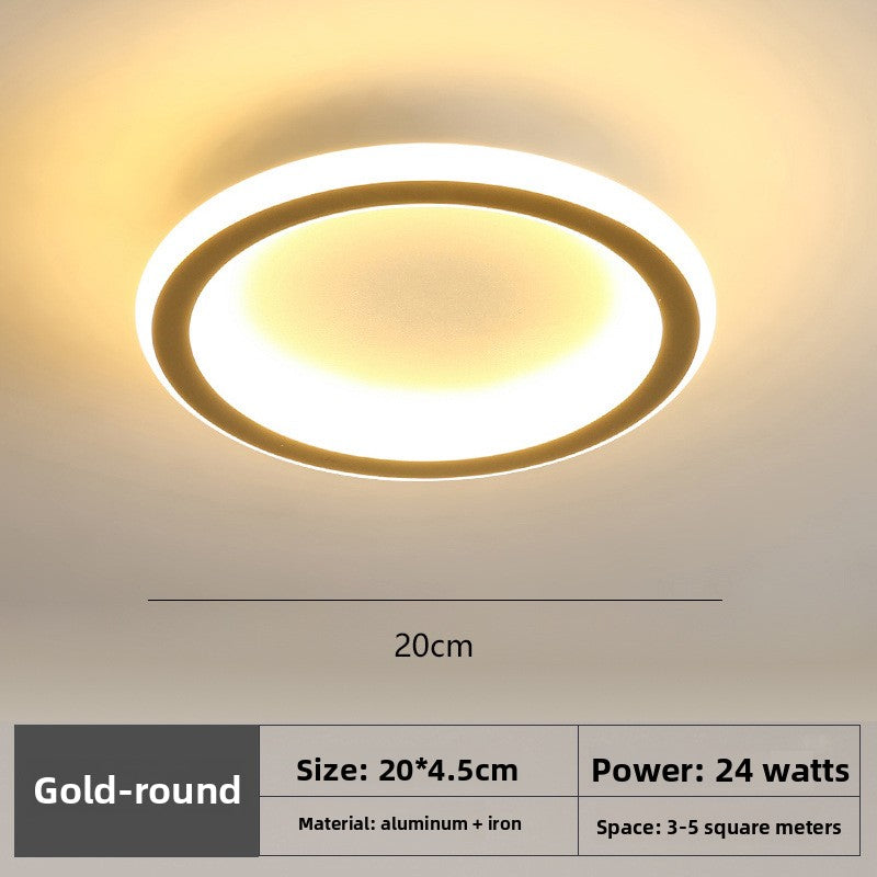 Ultra-Thin LED Ceiling Lamp | Slim Flush Mount Light | Modern Bedroom Living Room