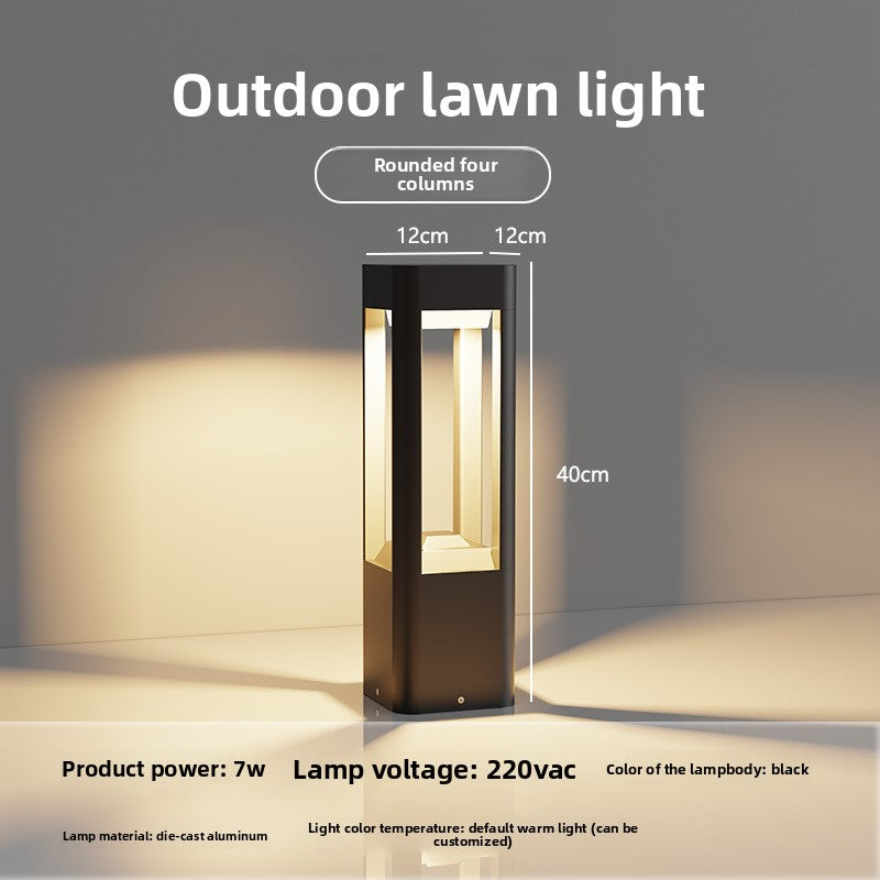 Modern Solar LED Lawn Light