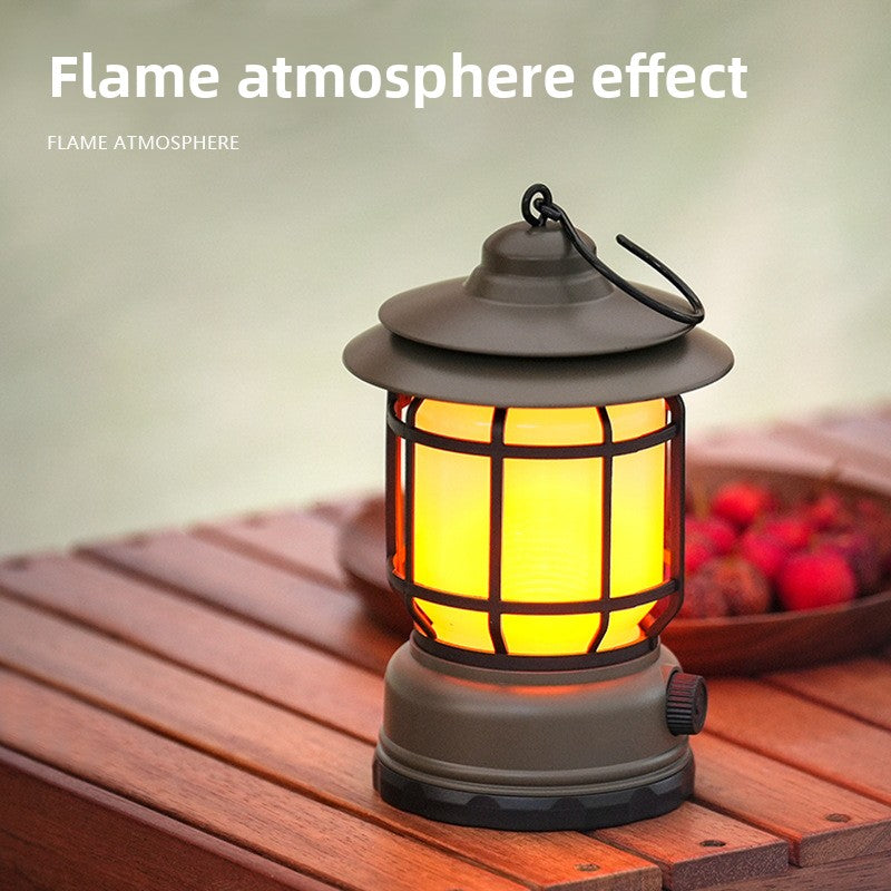 Portable LED Camping Lantern | Rechargeable Tent Light | Outdoor Hiking Adventure