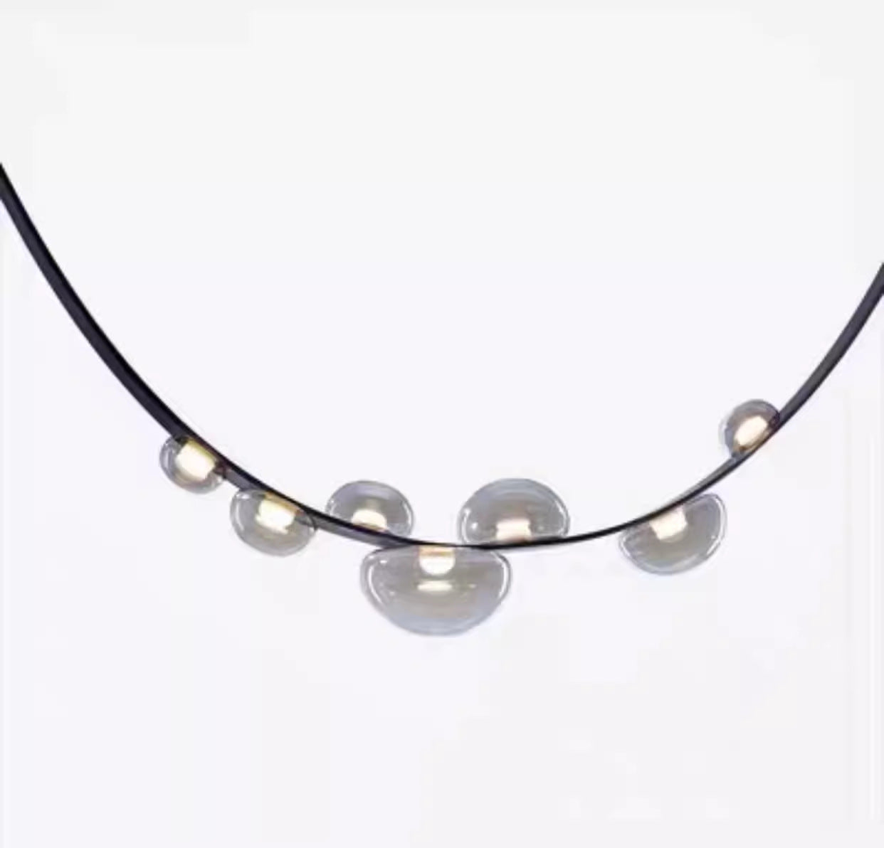 Modern Duplex Belt LED Chandelier