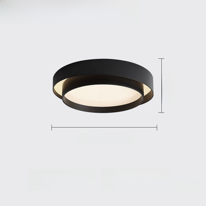 Modern LED Ceiling Light for Living Room & Bedroom | Nordic Flush Mount | Dimmable 3-Color Lamp