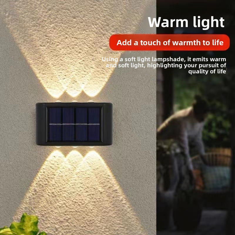 Solar Powered Outdoor Wall Lamp