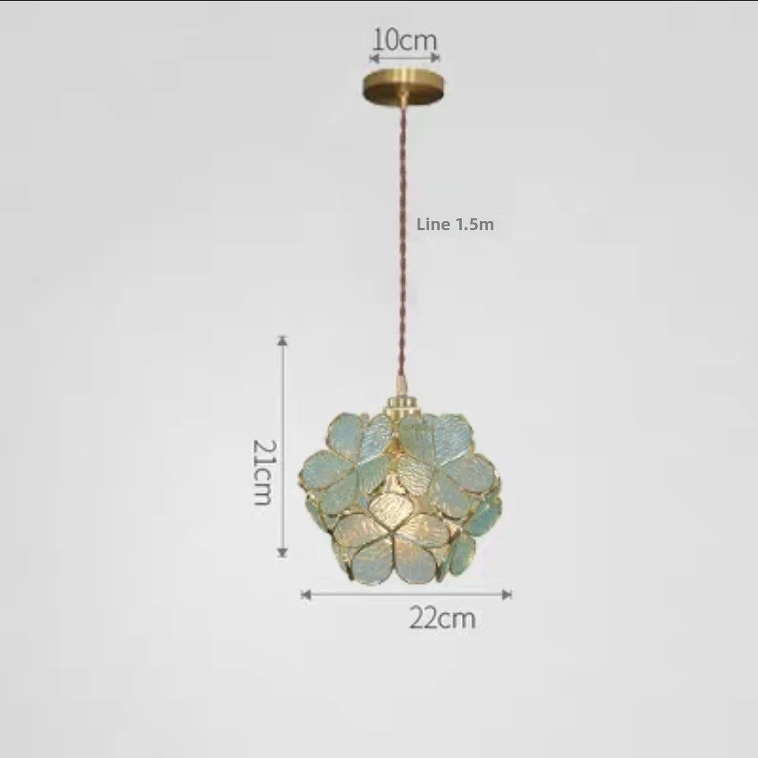 Luxury-style girl's bedside bedroom petal chandelier