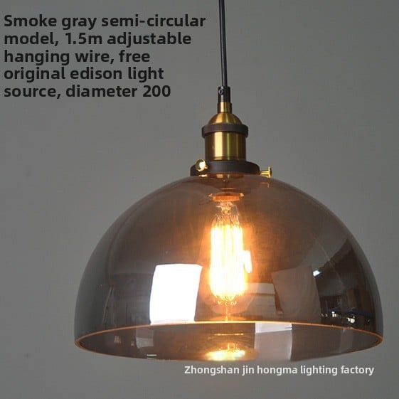 Retro Glass Globe Chandelier | Creative Hanging Pendant Light | Dining Room Cafe Bar