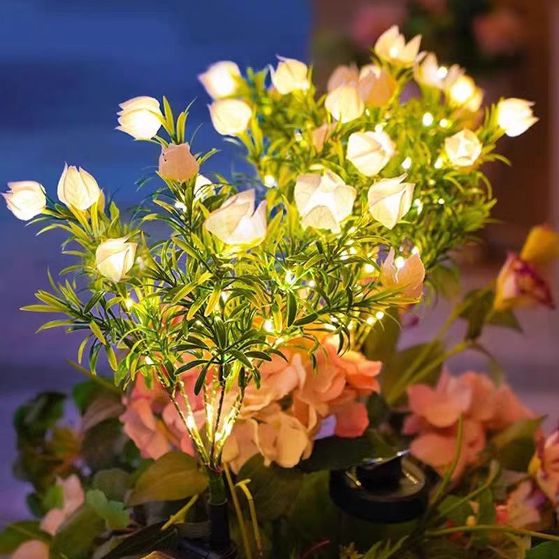 Solar LED Hydrangea Garden Light