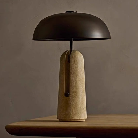 Ösedum Cairn Travertine Table Lamp