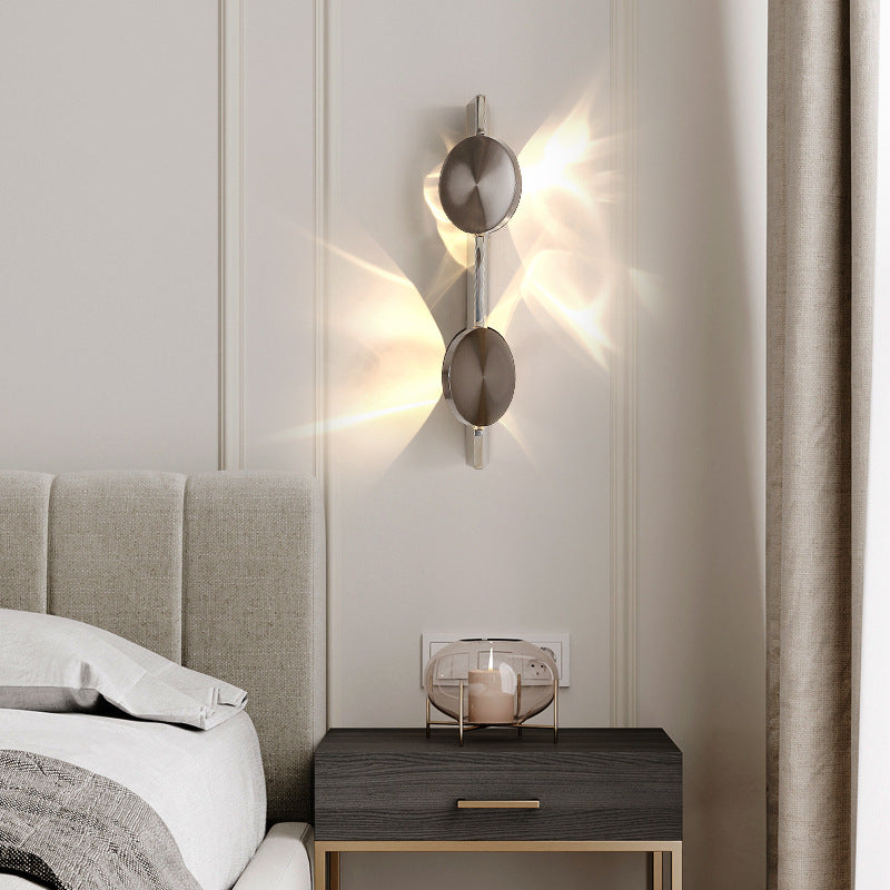 Minimalist Stainless Steel Projection Wall Lamp