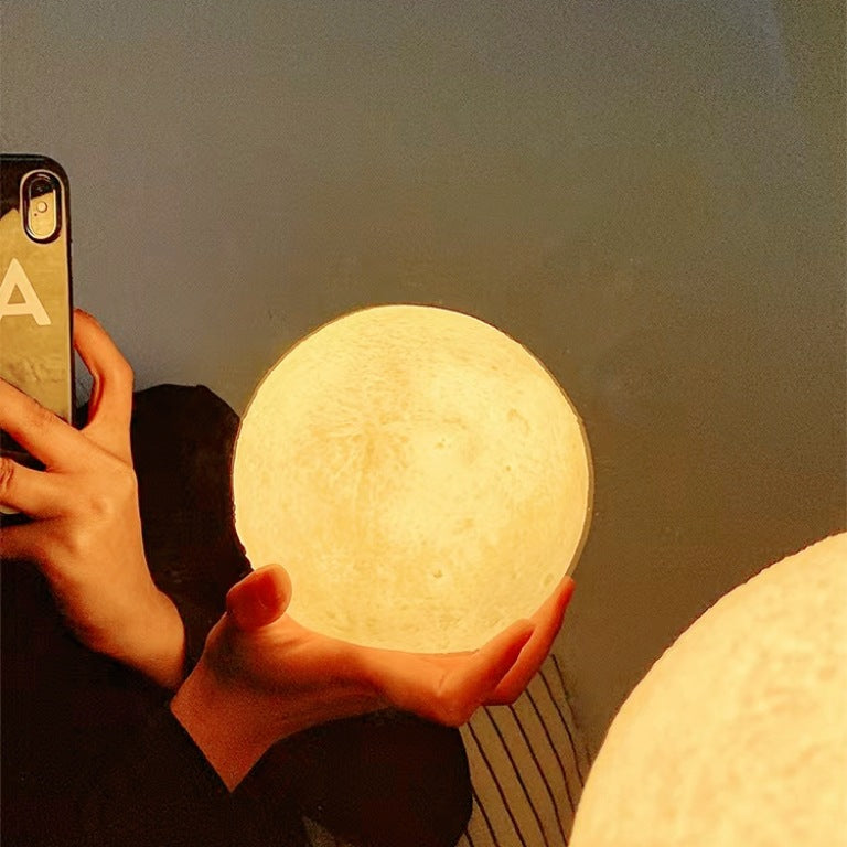 Moon Planet Night Light for Bedroom Desktop Decoration