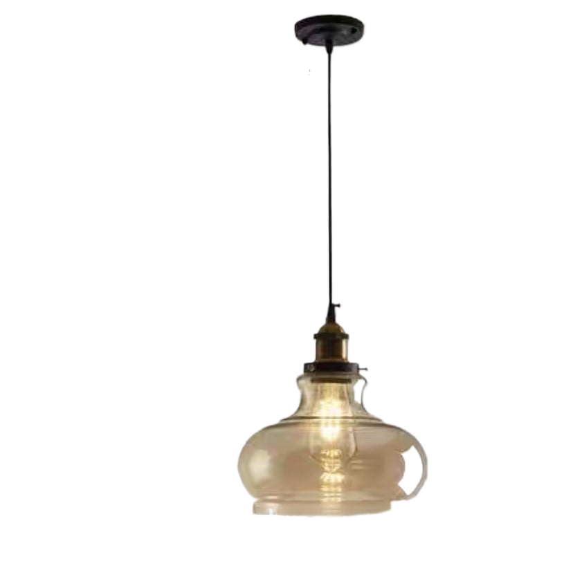 Retro Glass Globe Chandelier | Creative Hanging Pendant Light | Dining Room Cafe Bar
