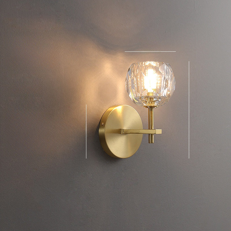 Modern Crystal Bedroom Chandelier | Light Luxury LED Ceiling Pendant | Living Room Statement Light