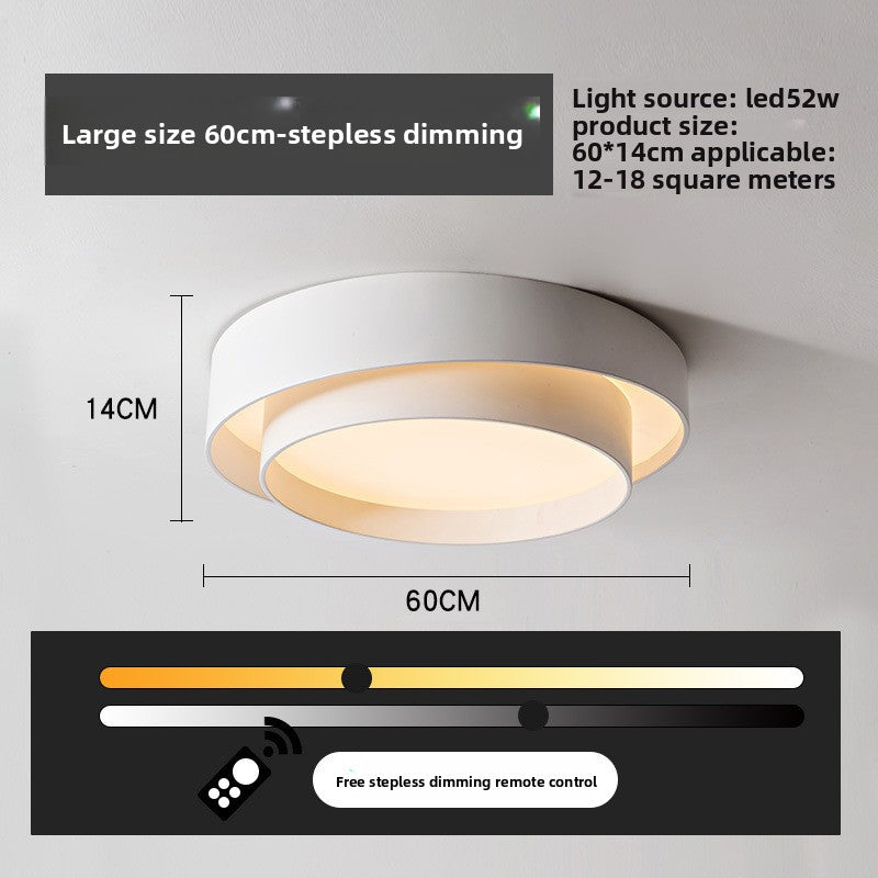 Square LED Ceiling Light | Dimmable Flush Mount Panel Lamp | Bedroom Office Living Room