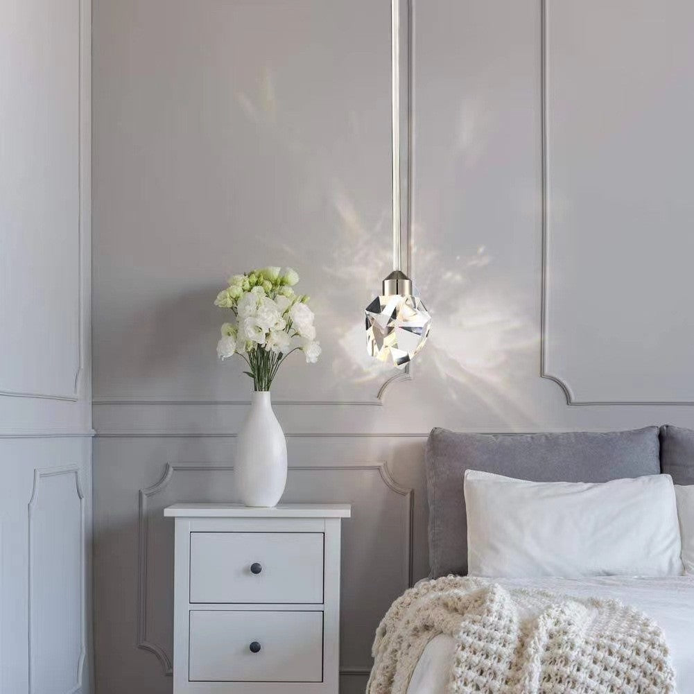 Crystal Chandelier | Light Luxury Dining Room Pendant | Modern Hanging & Ceiling Mount Design