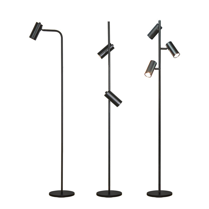 Adjustable 3-Head Floor Lamp | Tri-Color LED Standing Light | Living Room Office Reading
