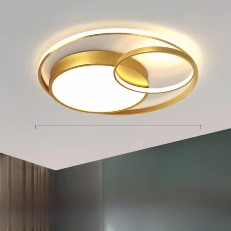 Minimalist LED Ceiling Light | Gourd-Shaped Flush Mount Lamp | Living Room Bedroom