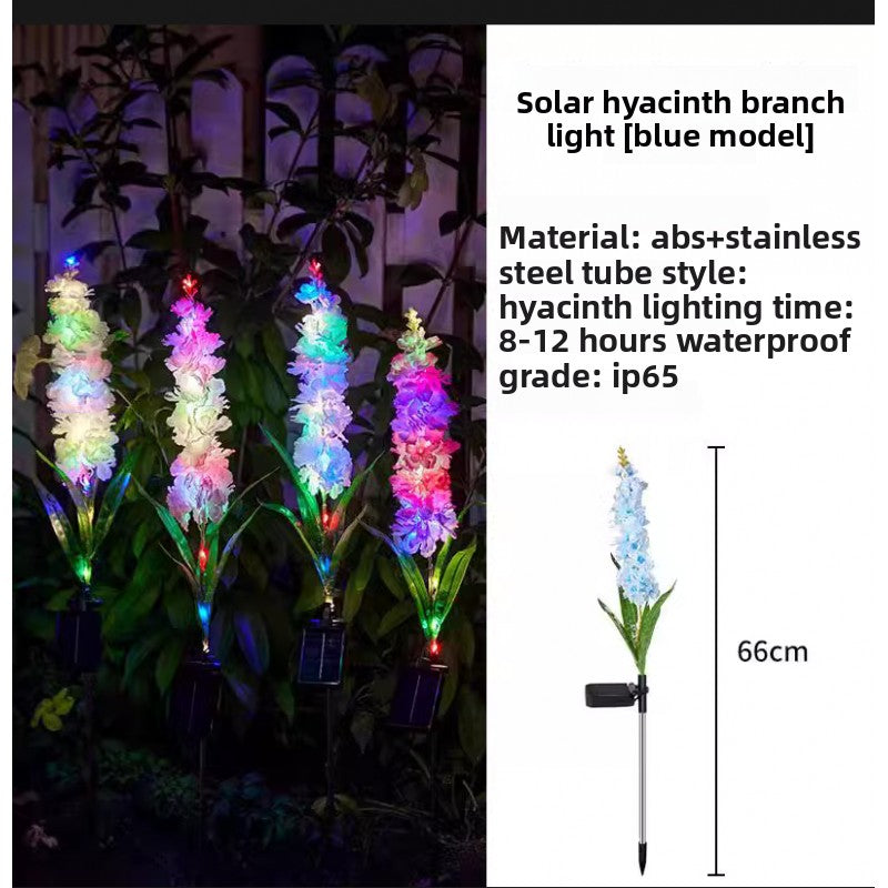 Color-changing optical fiber artificial flower lamp