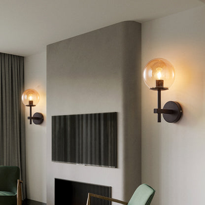 Ösedum Orb Brass Wall Sconce