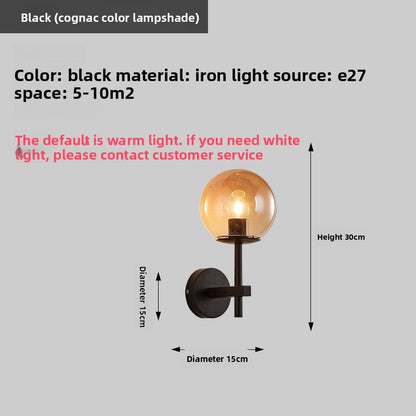 Ösedum Orb Brass Wall Sconce