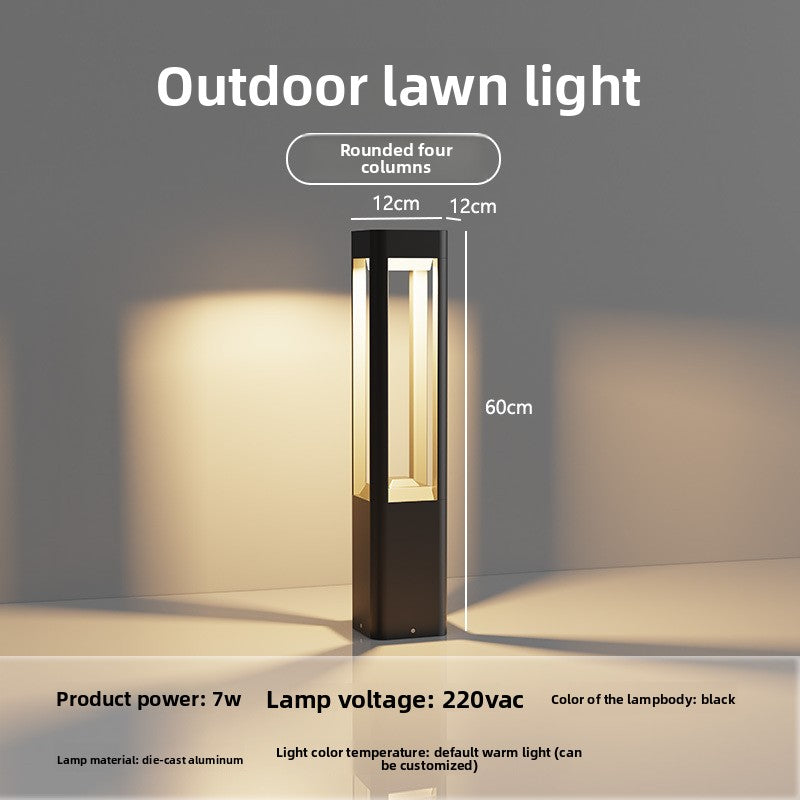 Modern Solar LED Lawn Light
