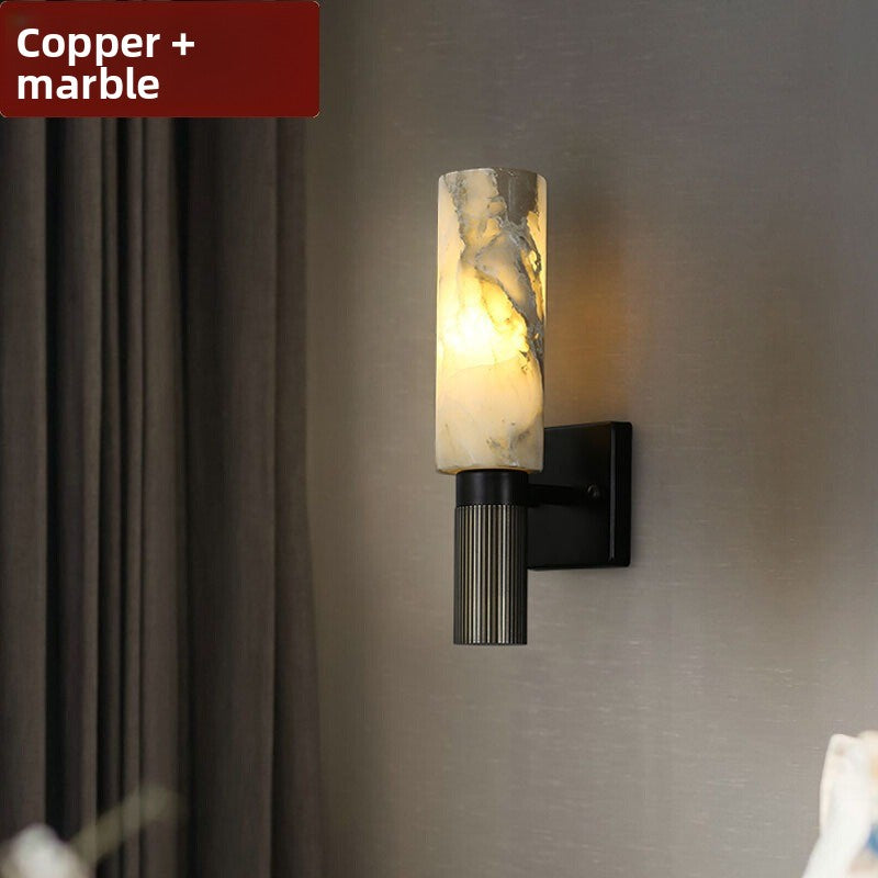 Ösedum Ember Copper & Marble Wall Light