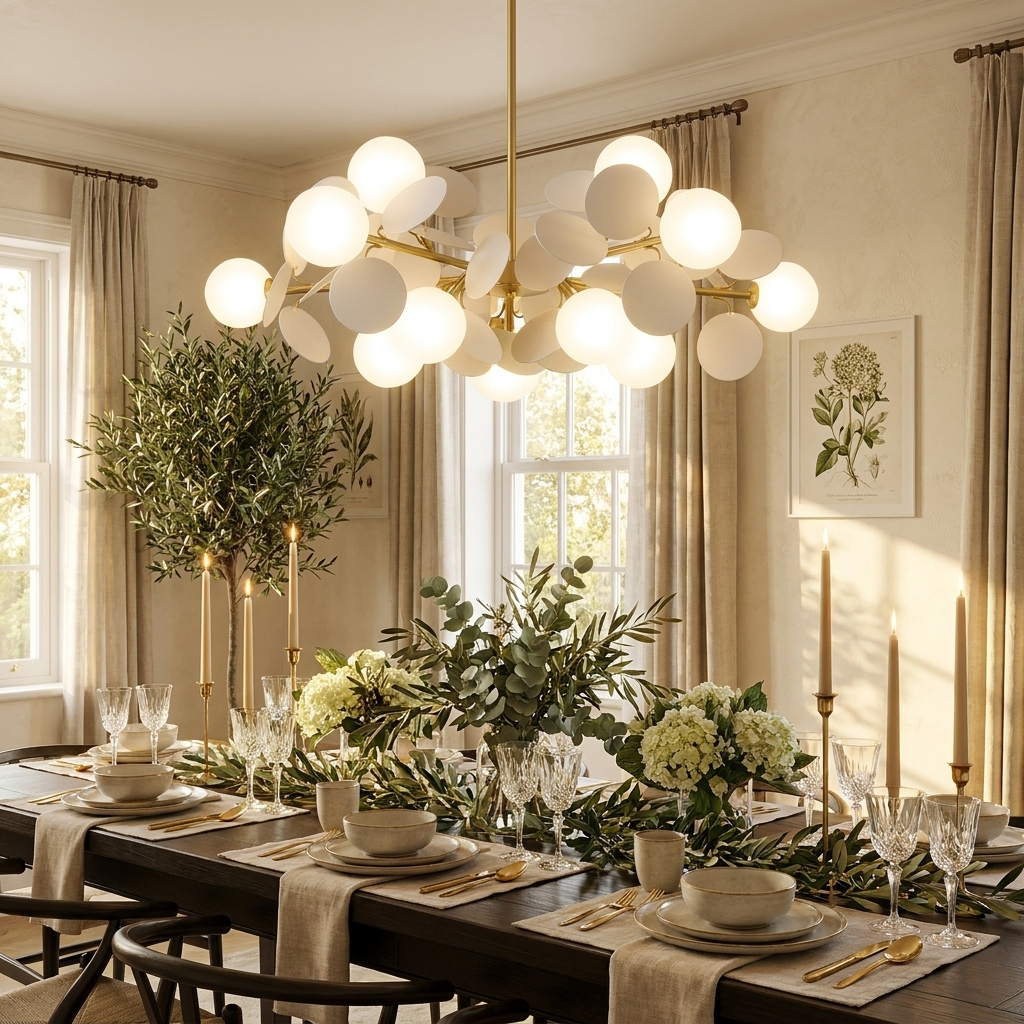Modern Flower Branch Chandelier lifestyle