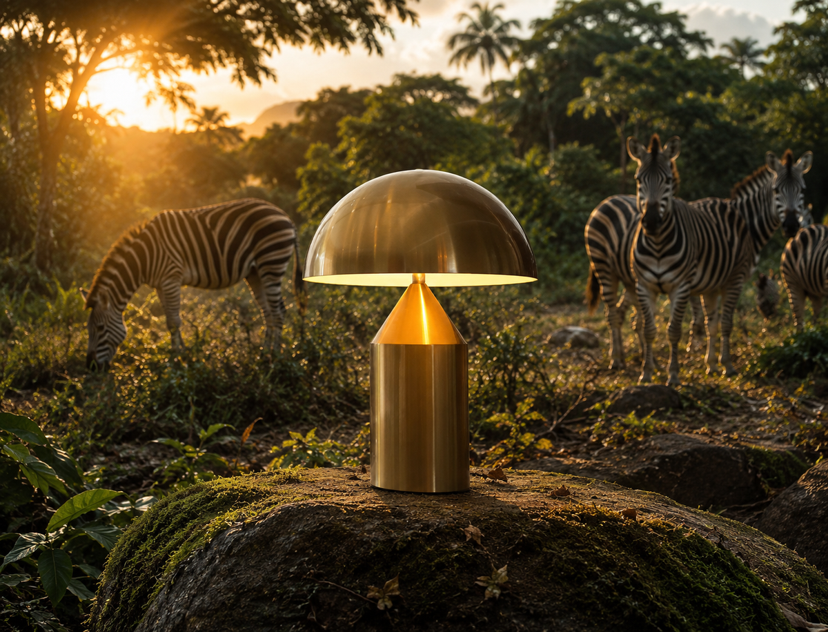 Mushroom Head Table Lamp